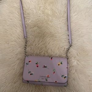 Kate Spade Purple Floral Purse